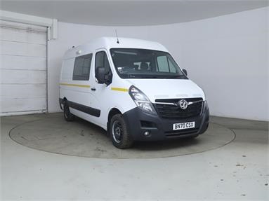 VAUXHALL MOVANO 3500 L2 DIESEL FWD 2.3 Turbo D 135ps H2 Van Diesel - WHITE - BN70CSX - 5 Door Messing Unit