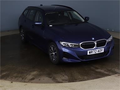 BMW 3 SERIES 330e Sport 5dr Step Auto Petrol PHEV - BLUE - WR72AOY - 5 Door Estate