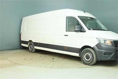 VOLKSWAGEN CRAFTER CR35 MAXI LWB DIESEL FWD 2.0 TDI 140PS Trendline High Roof Van Diesel - WHITE - RK72WNU - 5 Door Panel Van