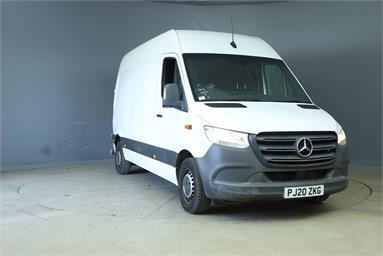 MERCEDES-BENZ SPRINTER 314CDI L2 DIESEL FWD 3.5t H1 Van 9G-Tronic Diesel - WHITE - PJ20ZKG - 5 Door Panel Van