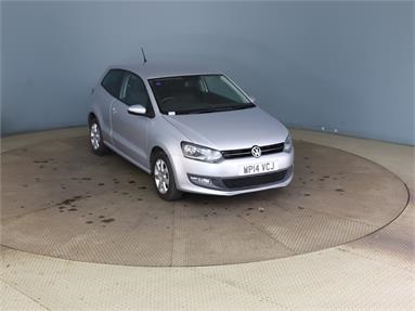 VOLKSWAGEN POLO 1.2 60 Match Edition 3dr Petrol - SILVER - WP14VCJ - 3 Door Hatchback