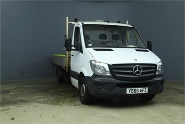 MERCEDES-BENZ SPRINTER 314CDI LONG DIESEL 3.5t Dropside Diesel - WHITE - YB66AFZ - 2 Door Dropside Body