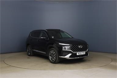 HYUNDAI SANTA FE 1.6 TGDi Plug-in Hybrid Ultimate 5dr 4WD Auto Petrol PHEV - BLACK - YE22TYX - 5 Door Estate