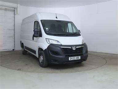 VAUXHALL MOVANO 3500 L2 DIESEL FWD 2.2 Turbo D 140ps H2 Van Dynamic Diesel - WHITE - DV23XBG - 5 Door Panel Van