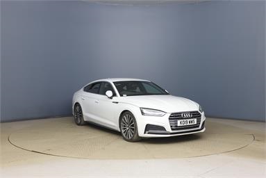 AUDI A5 40 TFSI S Line 5dr S Tronic Petrol - WHITE - KO19WWS - 5 Door Hatchback