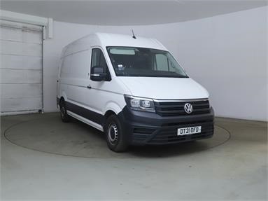 VOLKSWAGEN CRAFTER CR35 MWB DIESEL FWD 2.0 TDI 140PS Trendline Business High Roof Van Diesel - WHITE - DT21OFD - 5 Door Panel Van