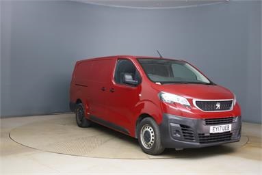 PEUGEOT EXPERT LONG DIESEL 1400 2.0 BlueHDi 120 Professional Van Diesel - Red - EY17UEB - 6 Door Panel Van