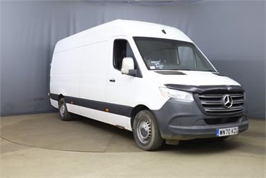 MERCEDES-BENZ SPRINTER 314CDI L3 DIESEL RWD 3.5t H2 Progressive Van Diesel - WHITE - WN70KZU - 5 Door Panel Van
