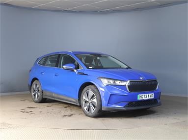 SKODA ENYAQ 150kW 80 ecoSuite 82kWh 5dr Auto [125kW] Electric - BLUE - HG73AVO - 5 Door Estate