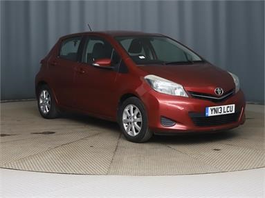 TOYOTA YARIS 1.33 VVT-i TR 5dr Petrol - Red - YN13LCU - 5 Door Hatchback