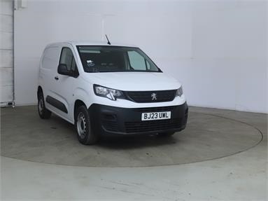 PEUGEOT PARTNER STANDARD DIESEL 1000 1.5 BlueHDi 100 Professional Premium + Van Diesel - Ice White - BJ23UWL - 5 Door Panel Van