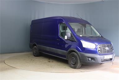 FORD TRANSIT 350 L3 DIESEL FWD 2.0 TDCi 130ps H2 Van Diesel - BLUE - LT67KLV - 5 Door Panel Van