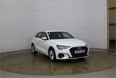 AUDI A3 30 TFSI Technik 5dr Petrol - WHITE - RV72VKO - 5 Door Hatchback
