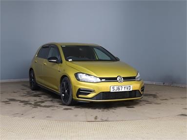 VOLKSWAGEN GOLF 2.0 TDI R-Line 5dr Diesel - YELLOW - SJ67YVD - 5 Door Hatchback
