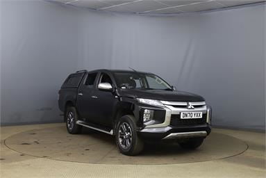 MITSUBISHI L200 DIESEL Double Cab DI-D 150 Trojan 4WD Auto Diesel - BLACK - DN70YXX - 4 Door Pick Up Body
