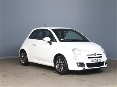 FIAT 500 1.2 Sport 3dr [Start Stop] Petrol - WHITE - NU13RZG - 3 Door Hatchback