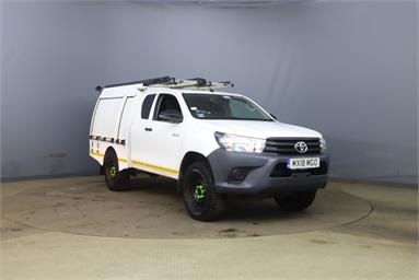 TOYOTA HILUX DIESEL Active Extra Cab Pick Up 2.4 D-4D Diesel - WHITE - MX18MGO - 5 Door Pick Up Body
