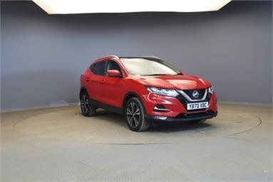 NISSAN QASHQAI 1.3 DiG-T N-Connecta 5dr [Glass Roof Pack] Petrol - RED - YB70XBC - 5 Door Hatchback