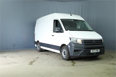 VOLKSWAGEN CRAFTER CR35 MWB DIESEL FWD 2.0 TDI 140PS Trendline High Roof Van Diesel - WHITE - DV71ZHW - 5 Door Panel Van