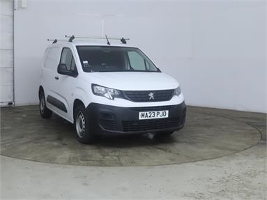 PEUGEOT PARTNER STANDARD DIESEL 1000 1.5 BlueHDi 100 Professional Premium + Van Diesel - Ice White - MA23PJO - 5 Door Panel Van