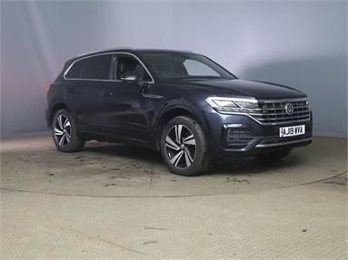 VOLKSWAGEN TOUAREG 3.0 V6 TDI 4Motion 231 R-Line Tech 5dr Tip Auto Diesel - BLUE - AJ19WVA - 5 Door Estate