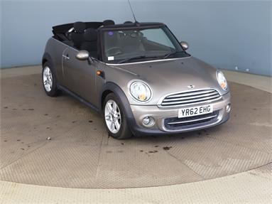 MINI CONVERTIBLE 1.6 Cooper 2dr Petrol - SILVER - YR62EHG - 2 Door Convertible