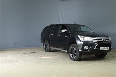 TOYOTA HILUX DIESEL Invincible X D/Cab Pick Up 2.4 D-4D Diesel - BLACK - WA67ULX - 5 Door Pick Up Body