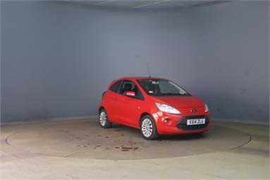 FORD KA 1.2 Zetec 3dr [Start Stop] Petrol - RED - VX14ZLU - 3 Door Hatchback