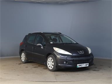 PEUGEOT 207 1.6 HDi 90 S 5dr [AC] Diesel - BLACK - MM07XBP - 5 Door Estate
