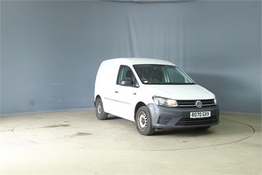 VOLKSWAGEN CADDY C20 DIESEL 2.0 TDI BlueMotion Tech 102PS Startline Van Diesel - WHITE - RO70GXV - 5 Door Panel Van