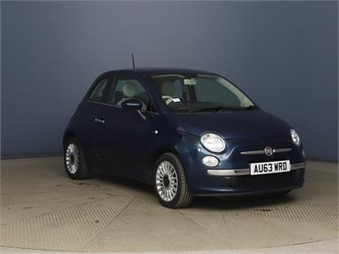 FIAT 500 1.2 Lounge 3dr Petrol - Blue - AU63WRD - 3 Door Hatchback