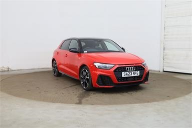 AUDI A1 30 TFSI 110 Black Edition 5dr Petrol - RED - SA23NFG - 5 Door Hatchback