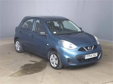 NISSAN MICRA 1.2 Visia 5dr Petrol - BLUE - FP14XSZ - 5 Door Hatchback