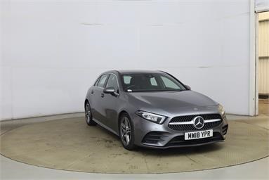 MERCEDES-BENZ A CLASS A180d AMG Line 5dr Auto Diesel - GREY - MW18YPR - 5 Door Hatchback
