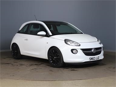 VAUXHALL ADAM 1.2i Glam 3dr Petrol - WHITE - SM63JJZ - 3 Door Hatchback