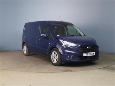 FORD TRANSIT CONNECT 240 L2 DIESEL 1.5 EcoBlue 120ps Limited Van H1 L2 Diesel - BLUE - YO69EKM - 5 Door Panel Van