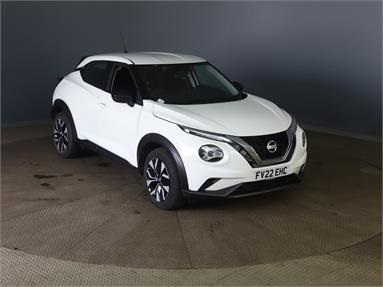 NISSAN JUKE 1.0 DiG-T 114 Acenta 5dr Petrol - WHITE - FV22EHC - 5 Door Hatchback