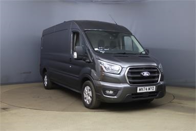 FORD TRANSIT 350 L3 DIESEL FWD 2.0 EcoBlue 130ps H2 Limited Van Auto [8S] [Nav] H2 Diesel - GREY - WN74MYD - 5 Door Panel Van