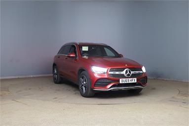MERCEDES-BENZ GLC GLC 220d 4Matic AMG Line 5dr 9G-Tronic Diesel - RED - BU69HFX - 5 Door Estate