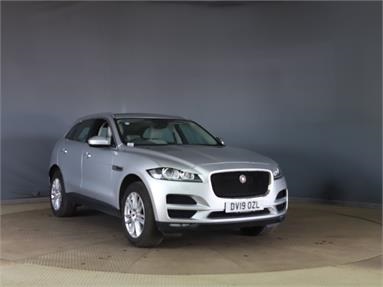 JAGUAR F-PACE 2.0d Portfolio 5dr Auto AWD Diesel - SILVER - DV19OZL - 5 Door Estate