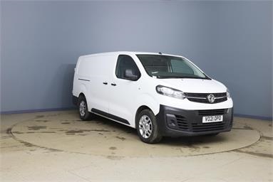 VAUXHALL VIVARO L2 DIESEL 2900 1.5d 100PS Dynamic H1 Van Diesel - WHITE - VO21OPD - 5 Door Panel Van