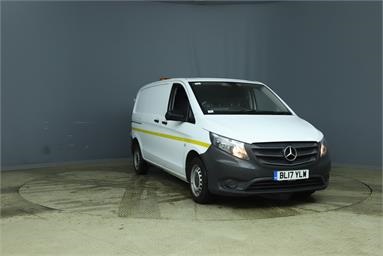 MERCEDES-BENZ VITO COMPACT DIESEL 109CDI Van Diesel - WHITE - BL17YLW - 6 Door Panel Van