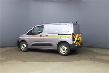 PEUGEOT PARTNER STANDARD DIESEL 1000 1.5 BlueHDi 100 Grip Van Diesel - GREY - FY20AVE - 5 Door Panel Van