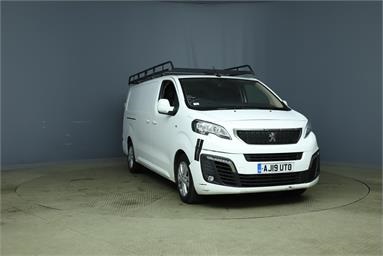 PEUGEOT EXPERT LONG DIESEL 1400 2.0 BlueHDi 120 Asphalt Van Diesel - WHITE - AJ19UTO - 6 Door Panel Van