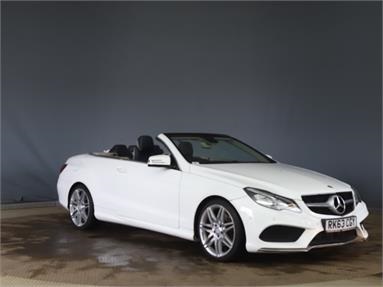 MERCEDES-BENZ E CLASS E220 CDI AMG Sport 2dr 7G-Tronic Diesel - WHITE - RK63CGY - 2 Door Convertible