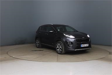 KIA SPORTAGE 1.6T GDi GT-Line 5dr DCT Auto [AWD] Petrol - BLACK - HT67AYD - 5 Door Estate