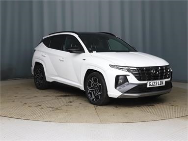 HYUNDAI TUCSON 1.6 TGDi Hybrid 230 N Line S 5dr 2WD Auto Petrol/Hybrid - WHITE - GJ23LBA - 5 Door Estate