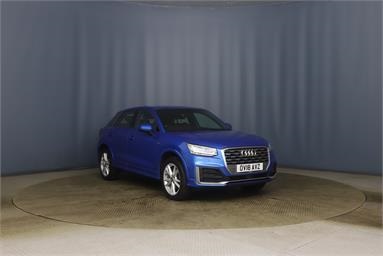 AUDI Q2 1.4 TFSI S Line 5dr S Tronic Petrol - Blue - OV18AVZ - 5 Door Estate