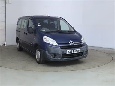 CITROEN DISPATCH COMBI DIESEL ESTATE 1.6 HDi L1 6dr [6 Seat] Diesel - BLUE - YX58FVR - 6 Door Window Van