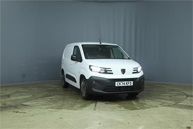 PEUGEOT PARTNER STANDARD DIESEL 1.5 BlueHDi 130 Asphalt Van EAT8 Diesel - WHITE - CK74KFD - 5 Door Panel Van